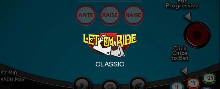 Play Classic Let 'Em Ride Online at Bovada