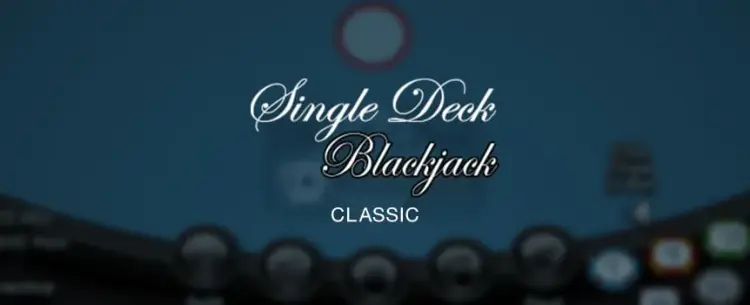 Play Classic Single Deck Blackjack Online at Bovada