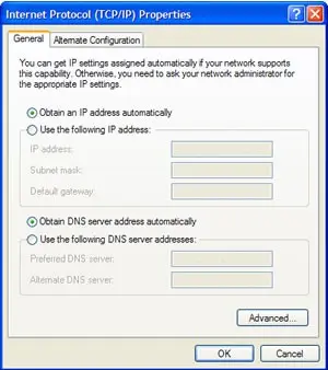 Internet Protocol Properties