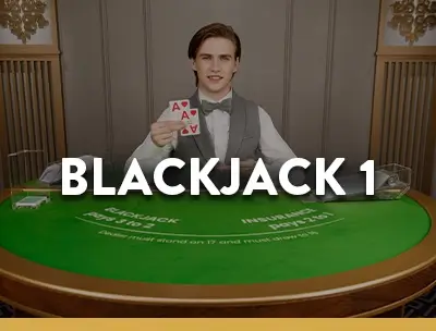 Blackjack table 1