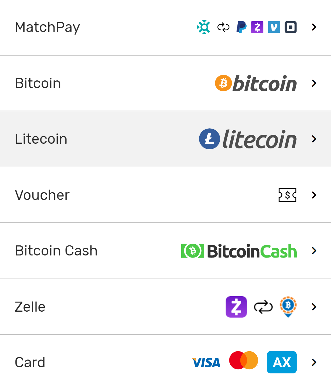 Deposit Methods