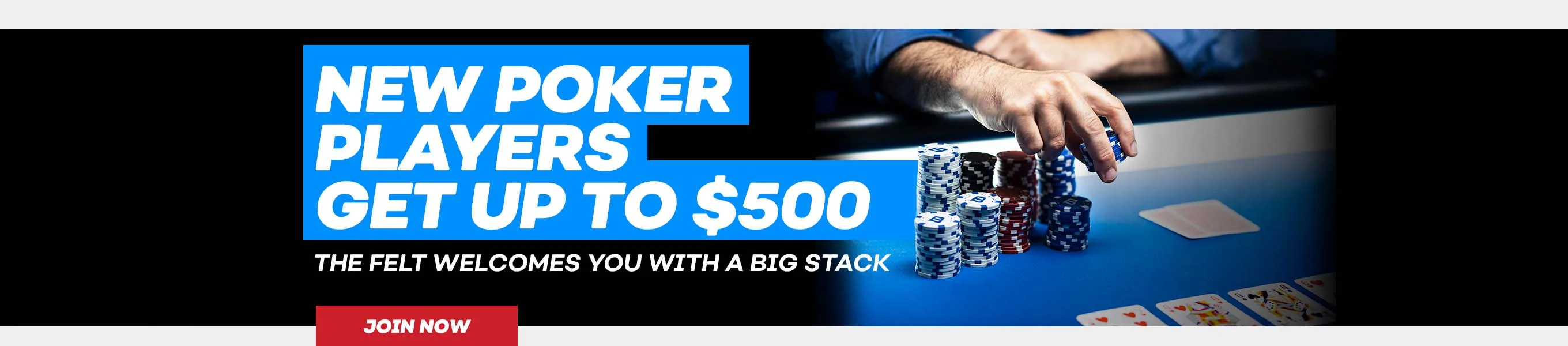 New Poker Players Get Up To $500