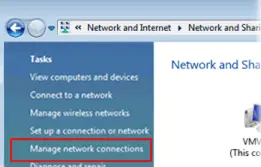 Manage network connections