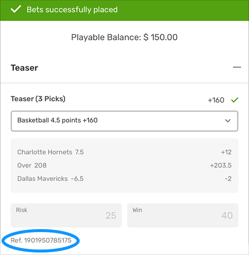 what does teaser mean in betting
