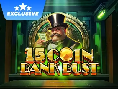 15 Coin Bank Bust