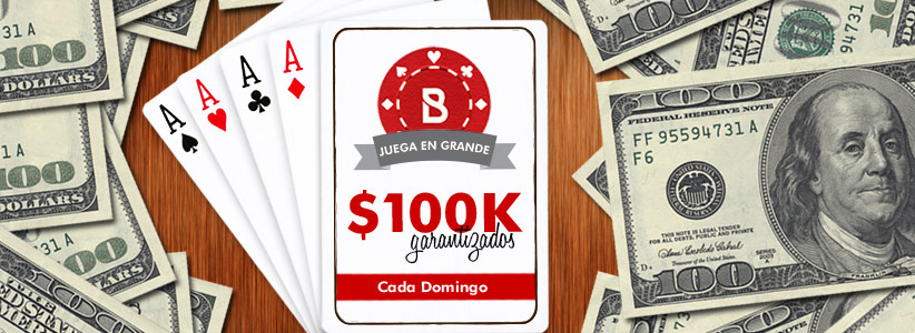 Torneo de Poker de $100K Garantizados